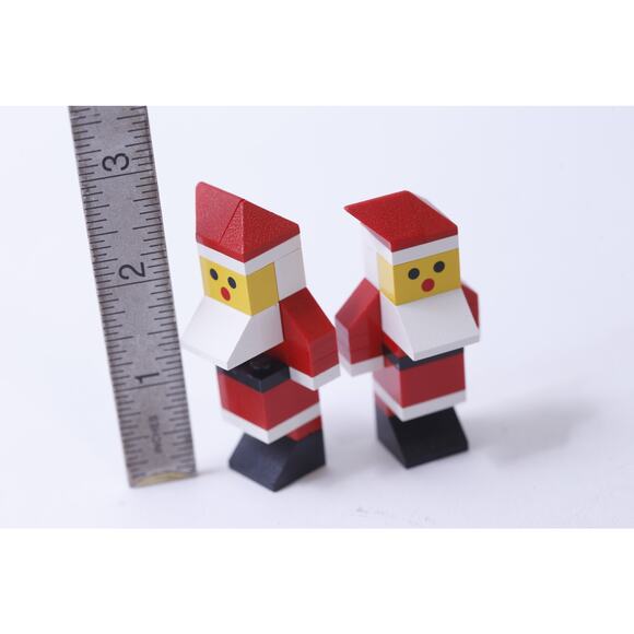 1980s, Lego, Santa, Parts. Small, PVC Figure, Lot, Vintage, Toy, Collectible, , - Picture 3 of 5